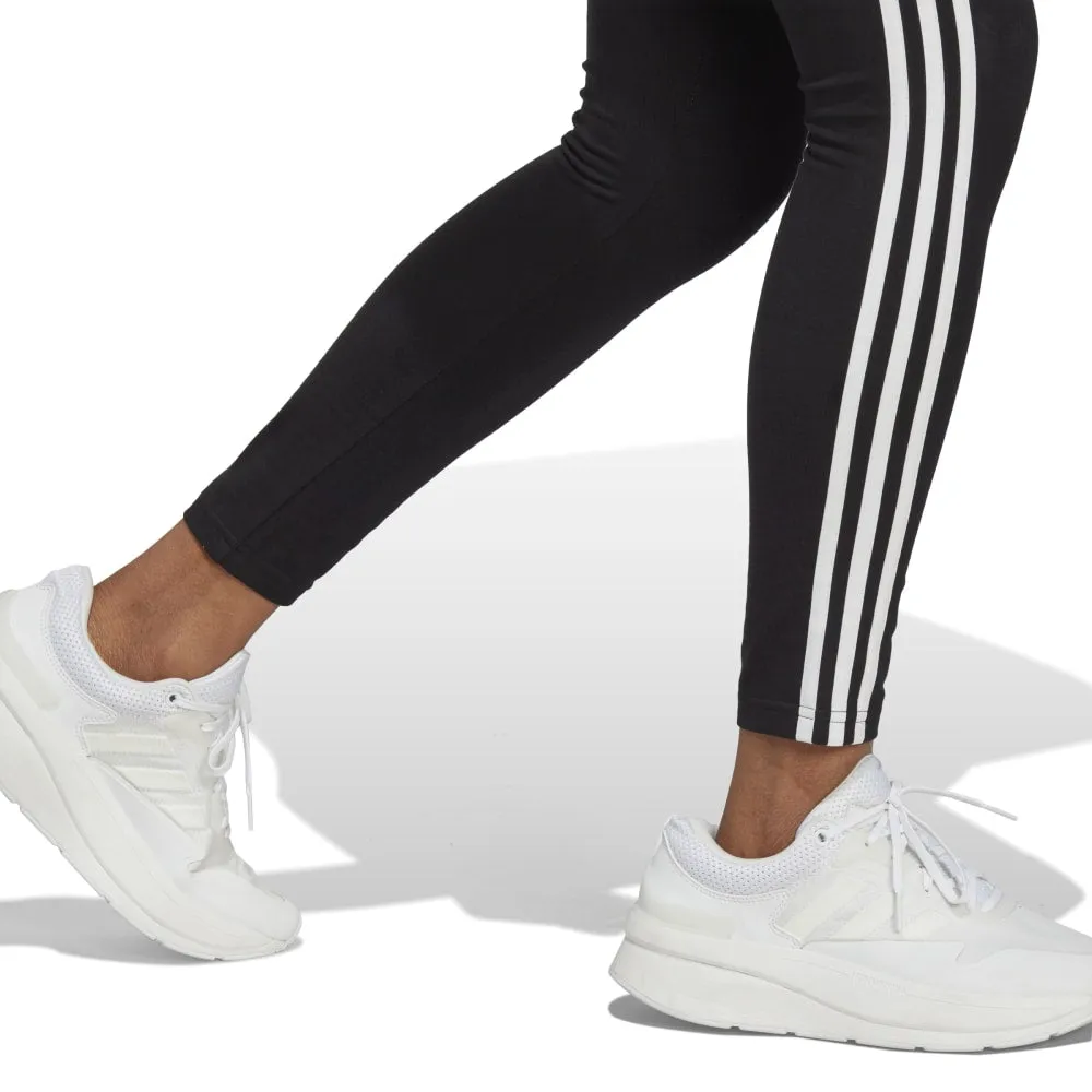Adidas Womens 3-Stripes High-Waisted Single Jersey Leggings