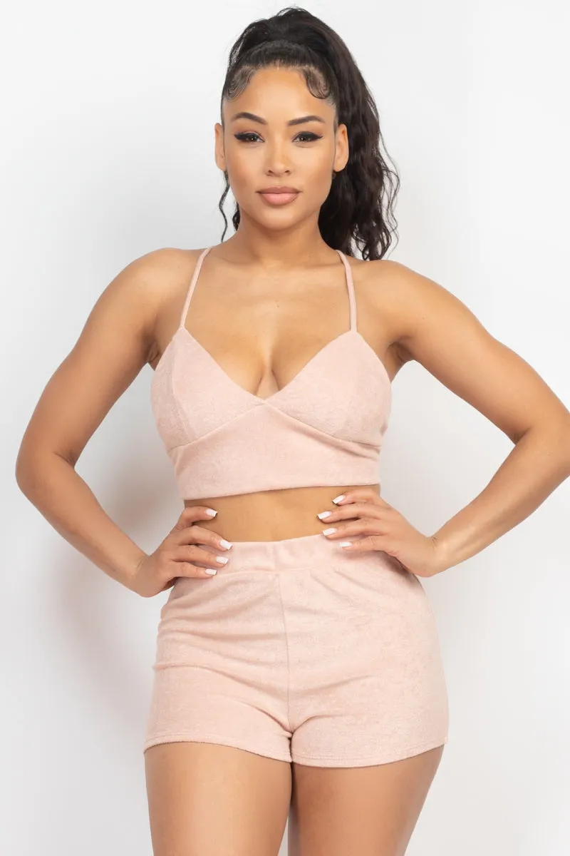 Bralette & Mini Shorts Set