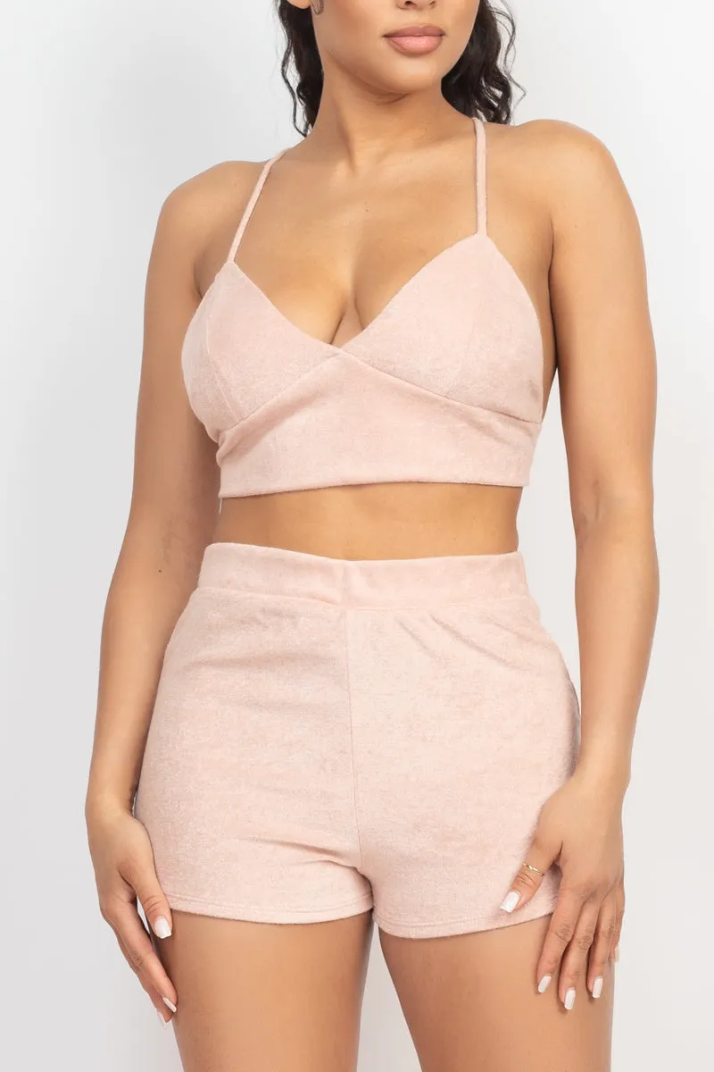 Bralette & Mini Shorts Set