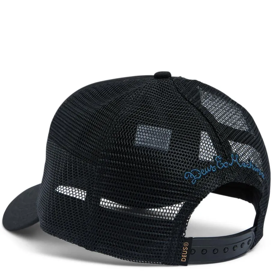Deus Ex Machina Pill Logo Trucker Black