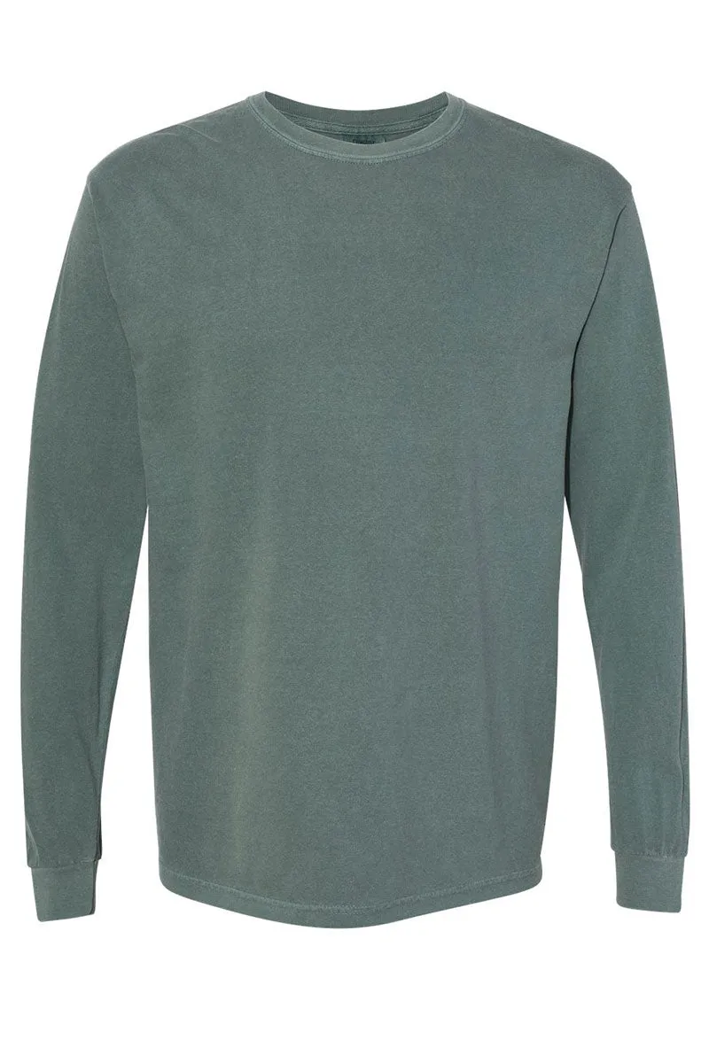 Happy Heifers Christmas Comfort Colors Heavyweight Long Sleeve T-Shirt
