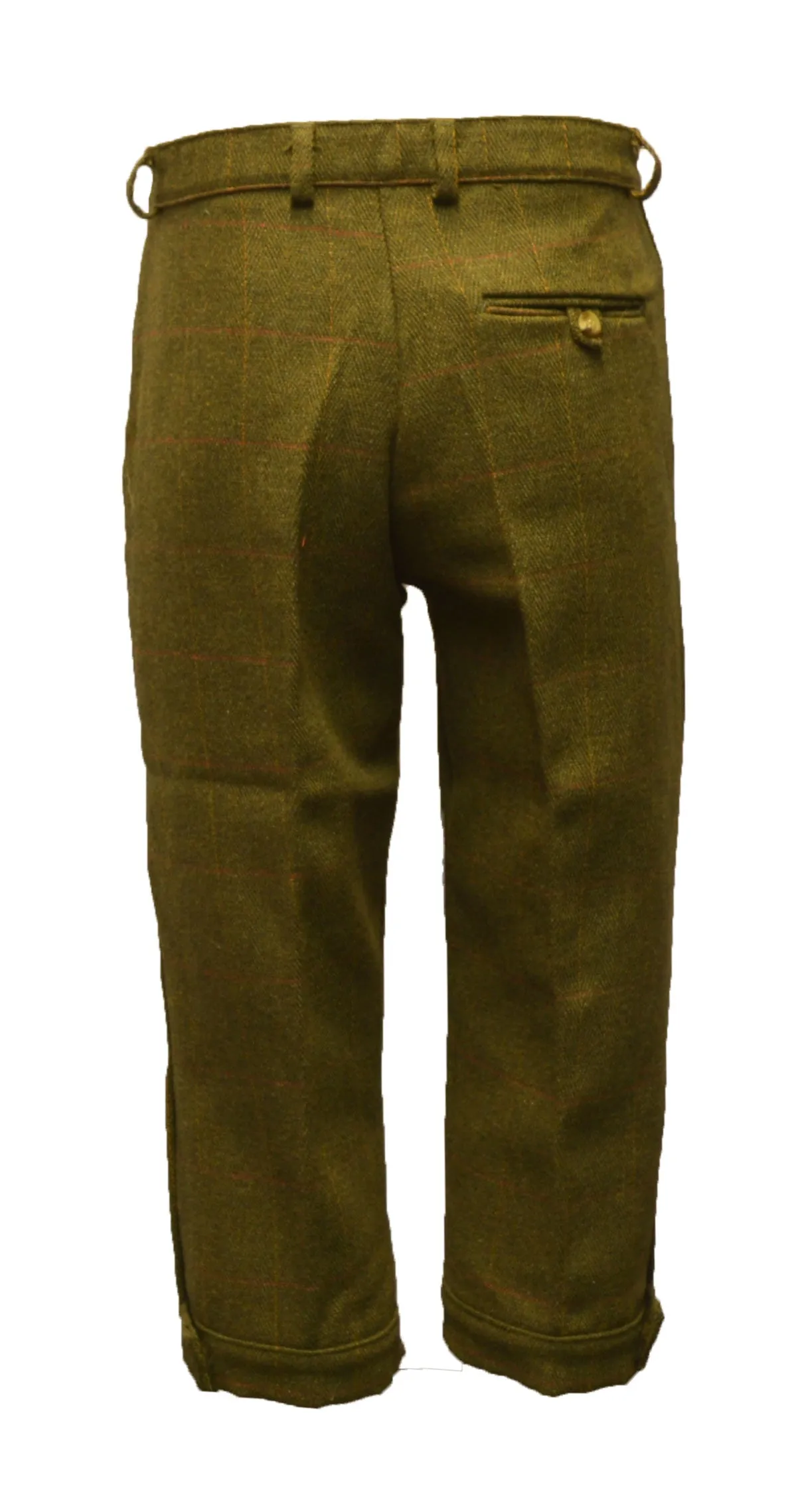 Kids' Tweed Golf Pants in Dark & Light Sage - Classic Youth Golf Attire