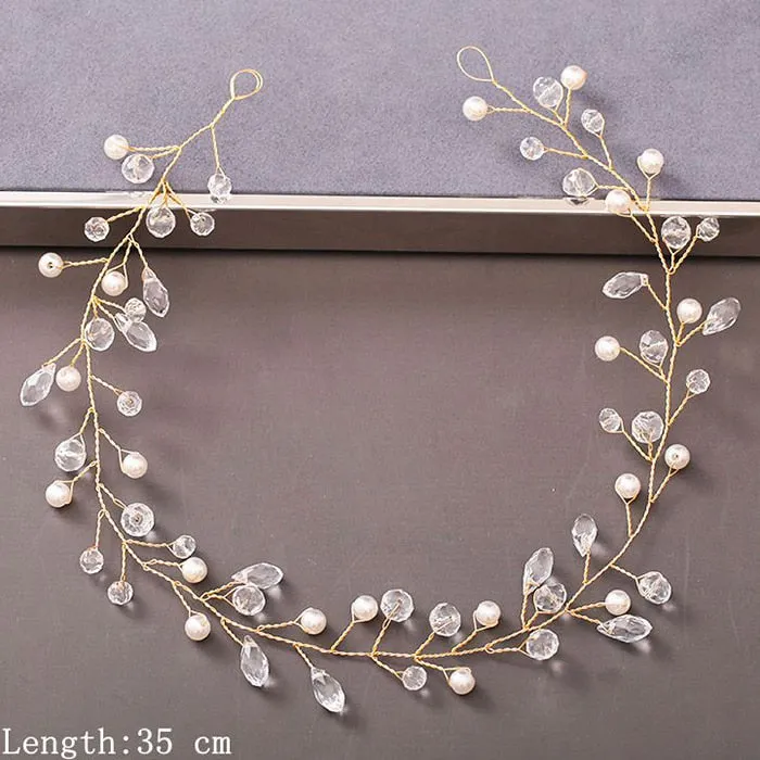 Luxury Pearl and Rhinestone Hair Accessories for Wedding Party