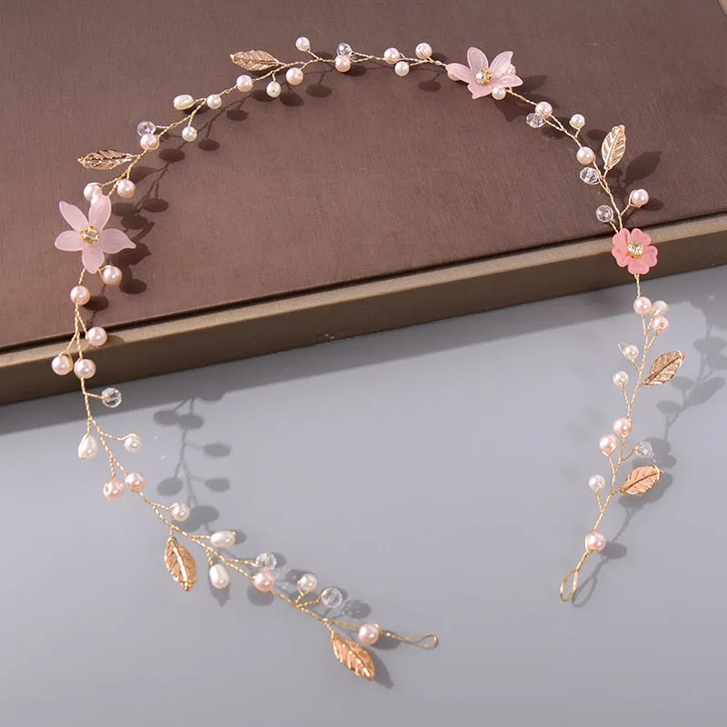 Luxury Pearl and Rhinestone Hair Accessories for Wedding Party