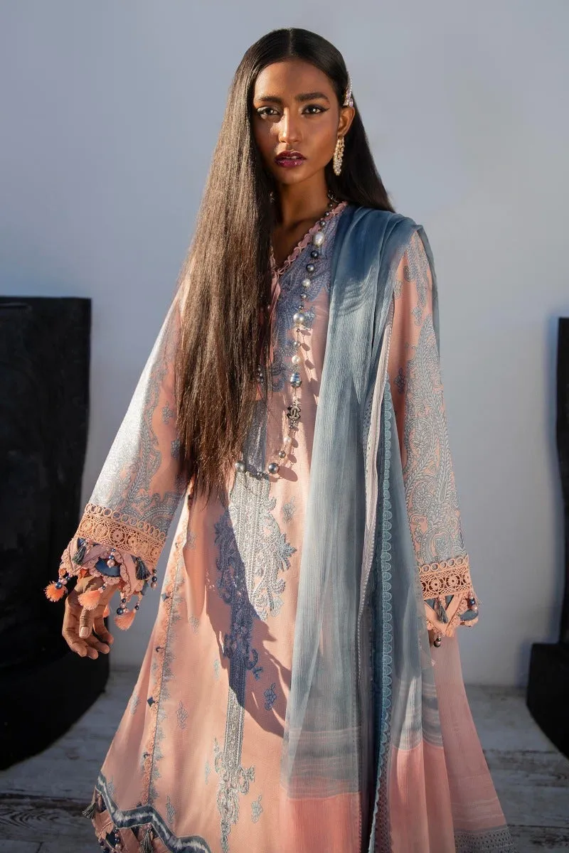 M221-003B-CI | Sana Safinaz Muzlin Spring Collection 2022 Vol 1  | Unstitched Printed Lawn Suits