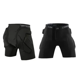 Men's Women Outdoor Snowboard protection Hip Padded Shorts Sport Short Pants for Skating Sports Protective Snowboard Shorts
