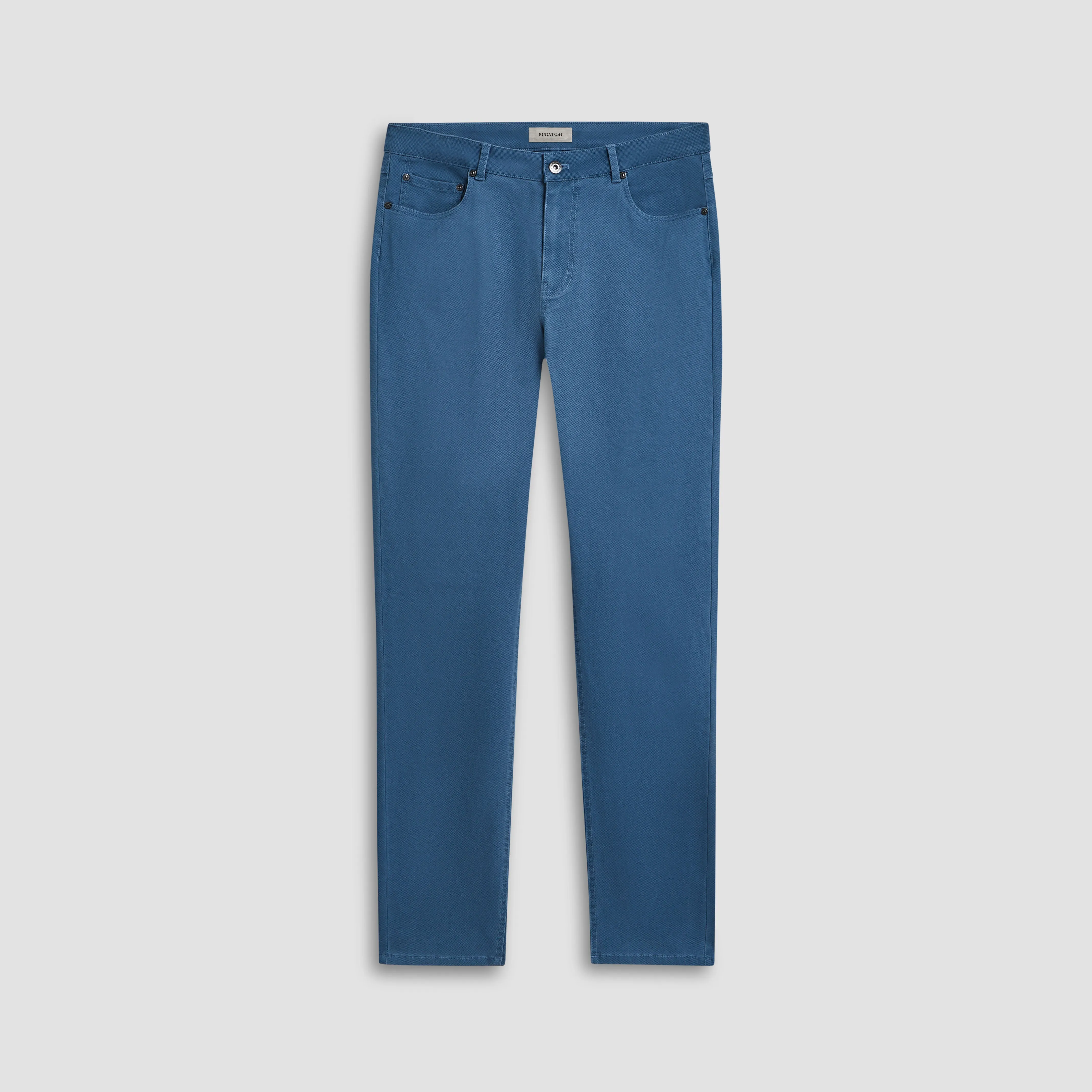 Preston Micro Basketweave Printed Five-Pocket Pants