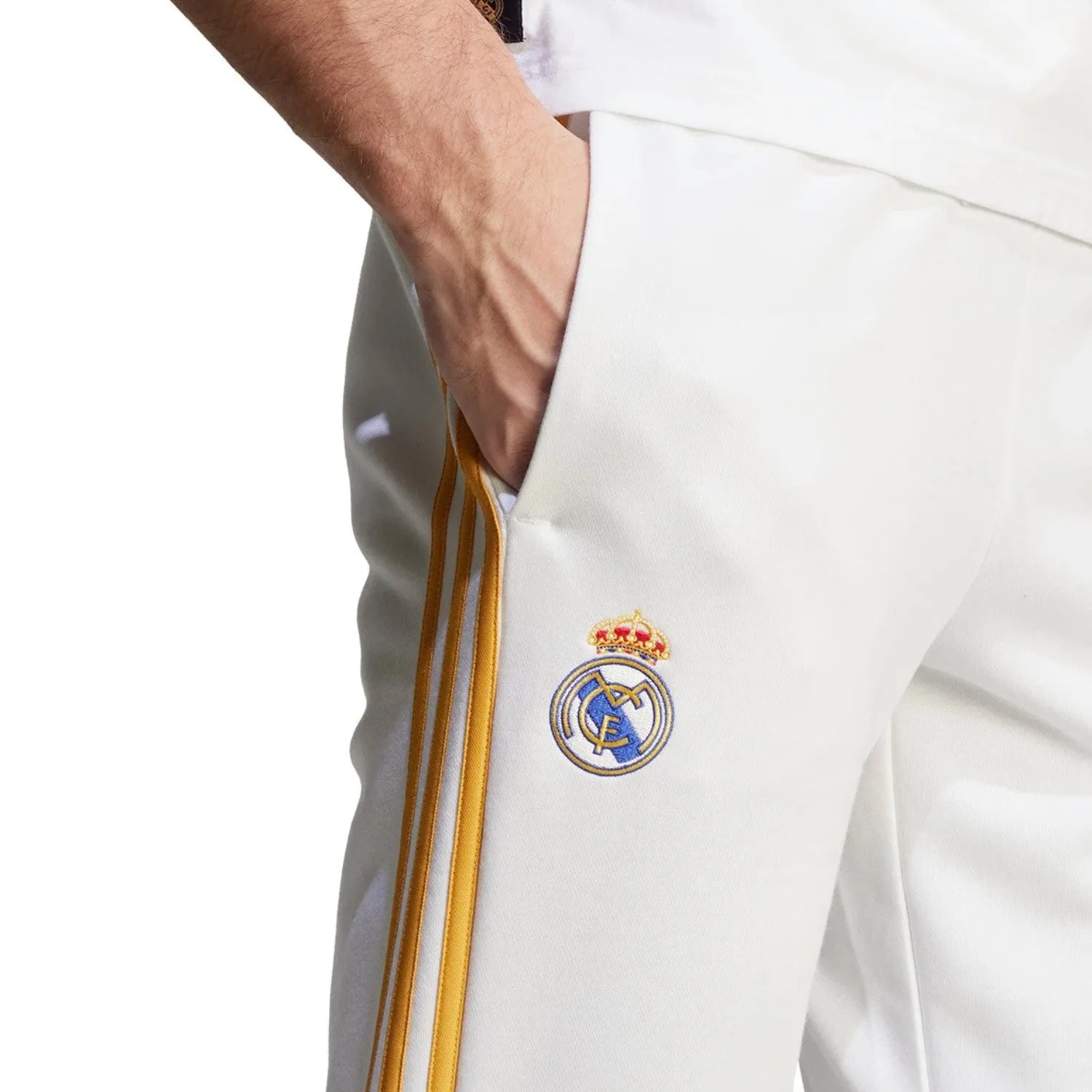 Real Madrid Casual 3S hooded presentation tracksuit 2023/24 - Adidas