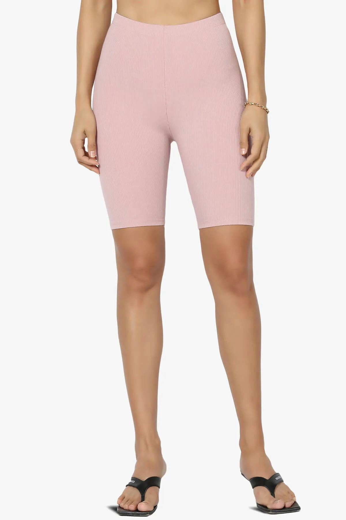 Santana Anti Cellulite Ribbed Biker Shorts
