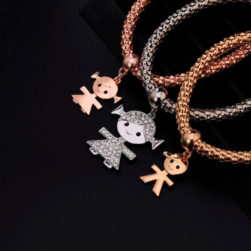 Vintage Link Heart Charm Bracelet Bracelet For Women Jewelry Gift
